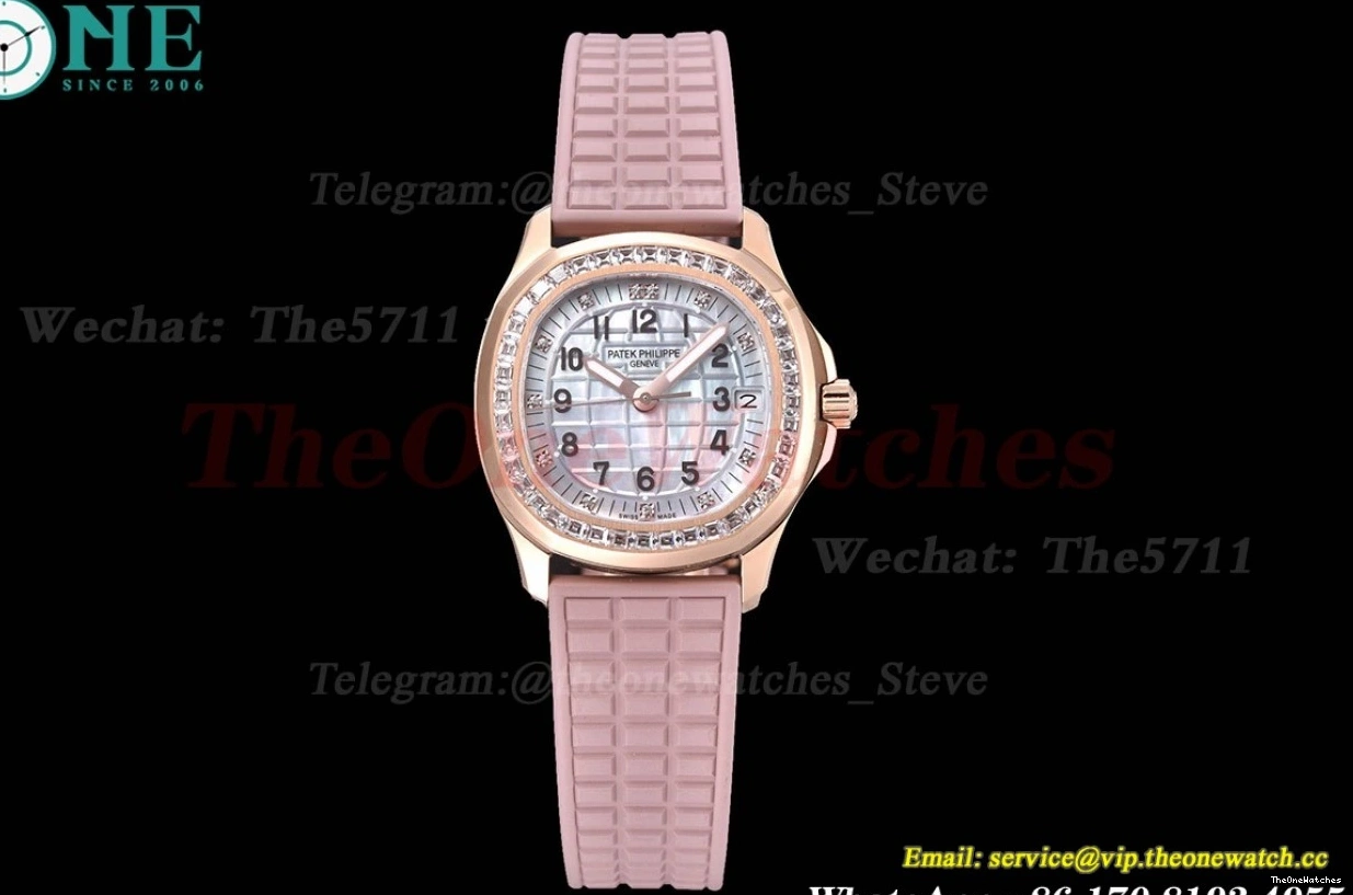 Dial RG A324 Dia Ladies Mop 35.6mm Aquanaut RU PPF 0518
